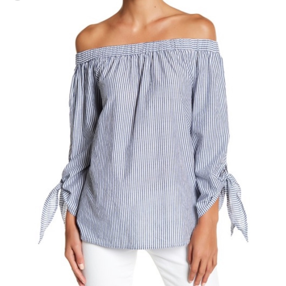 BeachLunchLoung Off-The-Shoulder Blouse - Picture 8 of 8